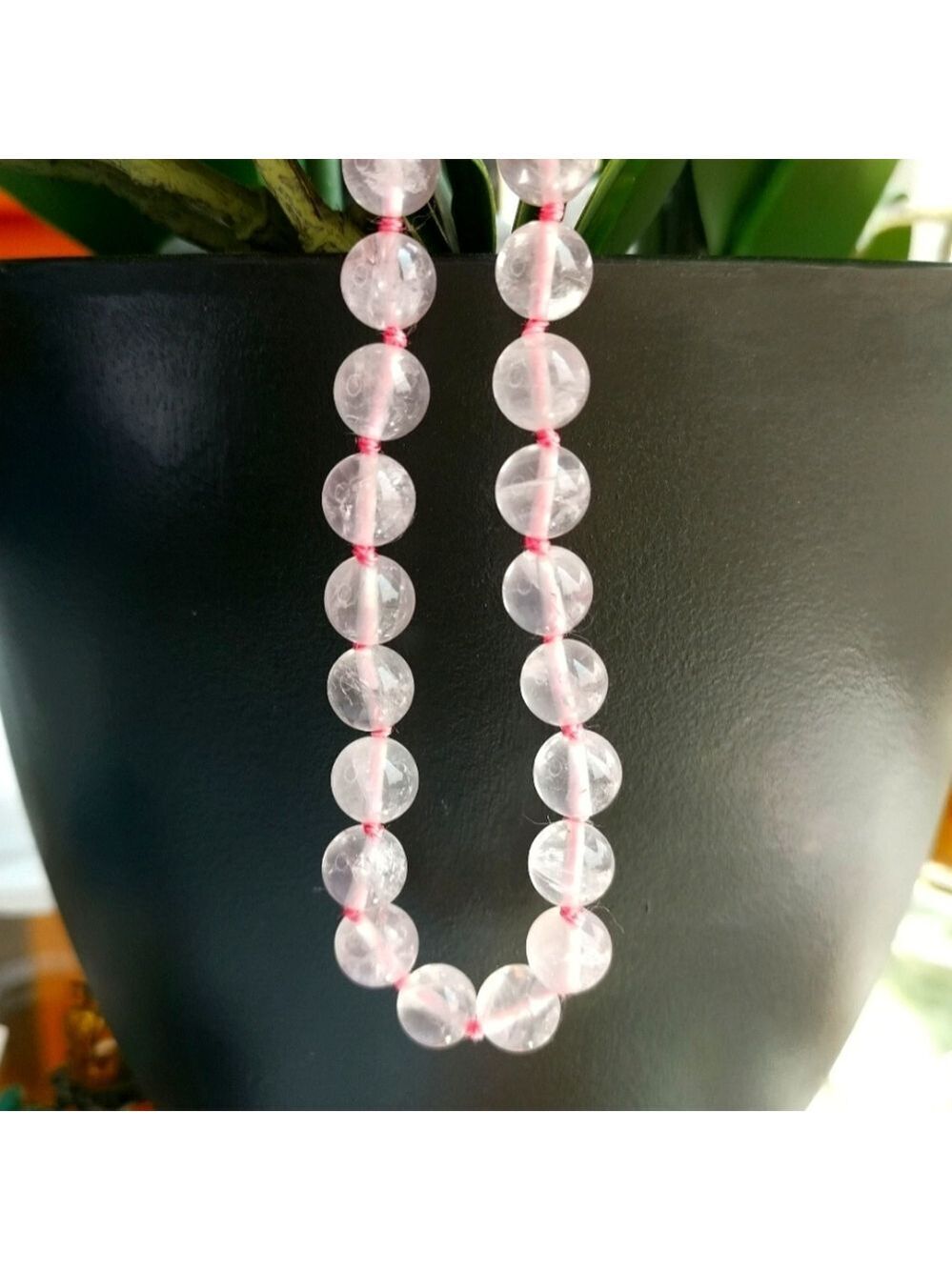 Premium quality Rose Quartz Necklace 19" 🆕
